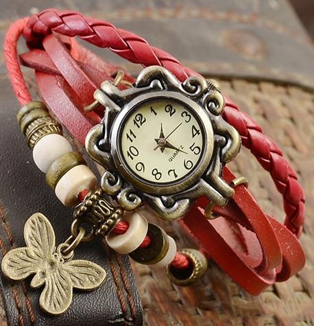Relógio Borboleta Quartz Feminino Buterfly - Frete Gratis 