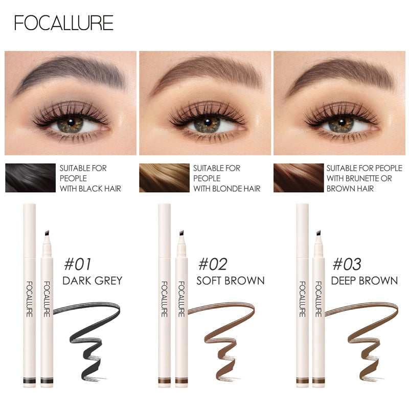 Caneta para Sobrancelha Focallure À Prova D'Água