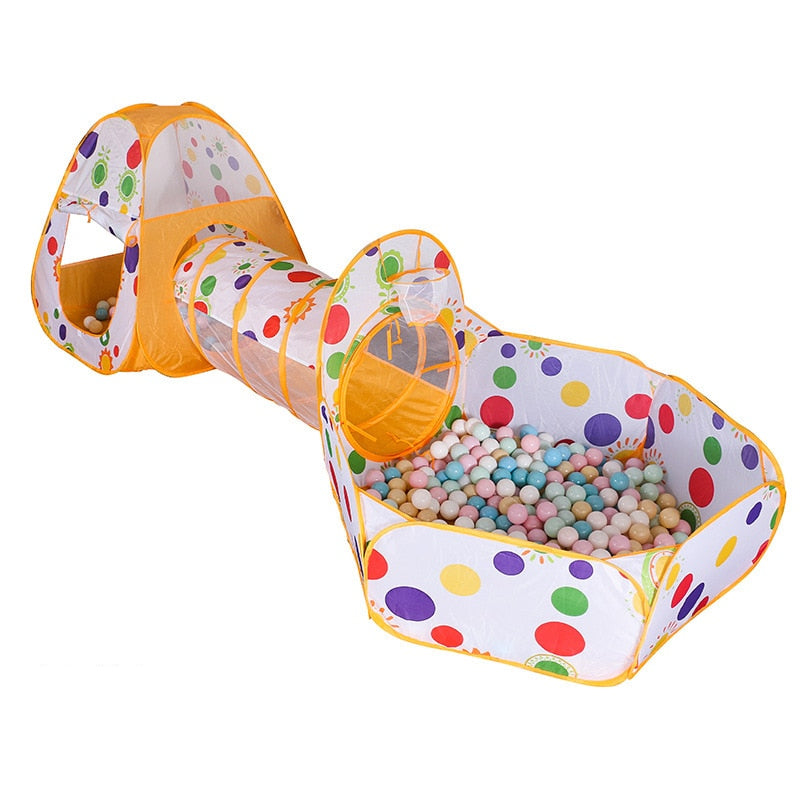 Piscina de Bolinha Infantil 3 em 1 - Tenda de Brincar Imbaby 