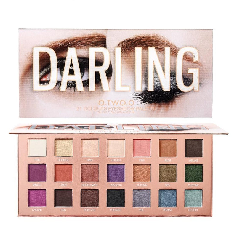Paleta de Sombras O.TWO.O Glitter - 21 Núcleos 