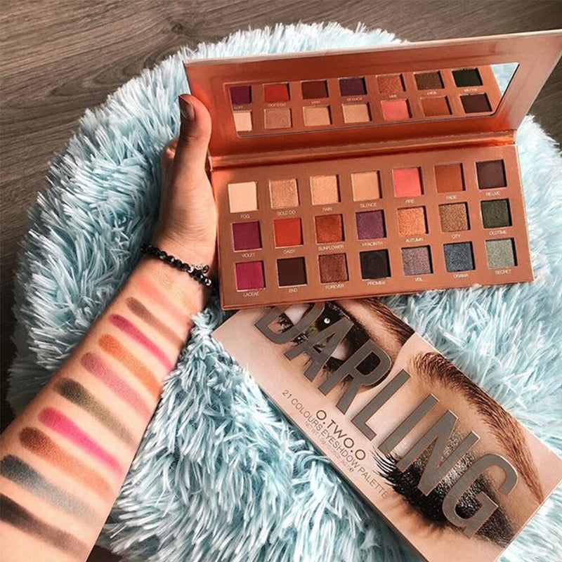 Paleta de Sombras O.TWO.O Glitter - 21 Núcleos 