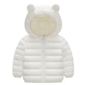 Jaqueta Infantil Puffer com Capuz - Cores Básicas 