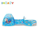 Piscina de Bolinha Infantil 3 em 1 - Tenda de Brincar Imbaby 