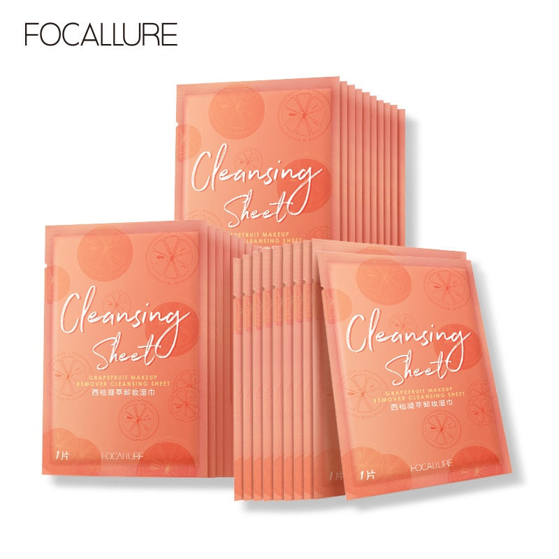 Lenço Demaquilante Focallure Toranja