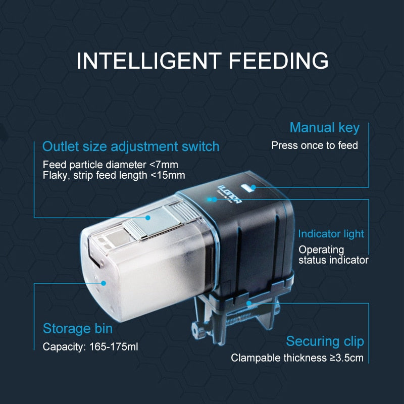 Alimentador Automático para Aquário Wi-fi 