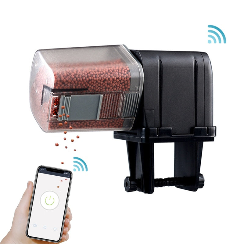Alimentador Automático para Aquário Wi-fi 