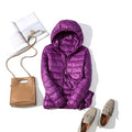 Jaqueta Feminina Puffer com Capuz 