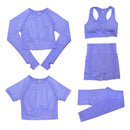 Conjunto Feminino Fitness Yoga - 5 peças 