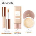 Kit Maquiagem Facial O.TWO.O - Corretivo, BB Cream e Pó 
