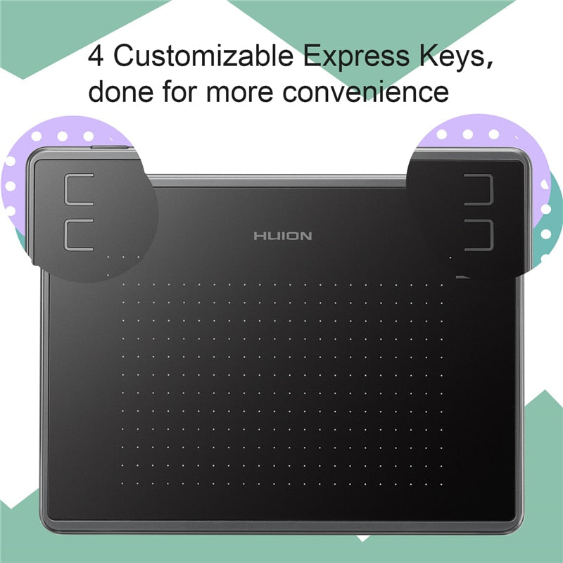 Mesa Digitalizadora Desenho Gráfico e Digital HUION H430P 