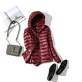 Jaqueta Feminina Puffer com Capuz 