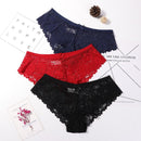 Calcinha em Renda Sexy Lace - Kit com 3 peças 