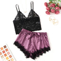 Pijama Feminino Cetim Renda 
