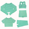 Conjunto Feminino Fitness Yoga - 5 peças 