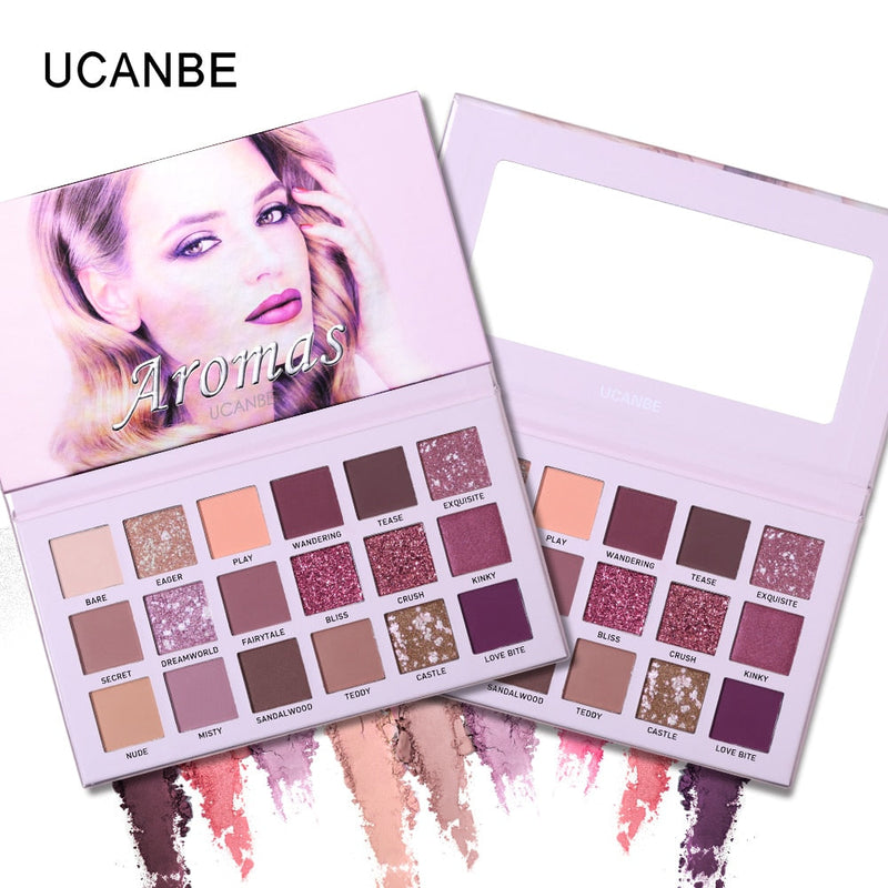 Paleta de Sombras UCANBE - 18 Núcleos