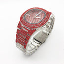 Relógio Unissex Banhado A Ouro 18k Pedras Em Zircônia - Frete Gratis