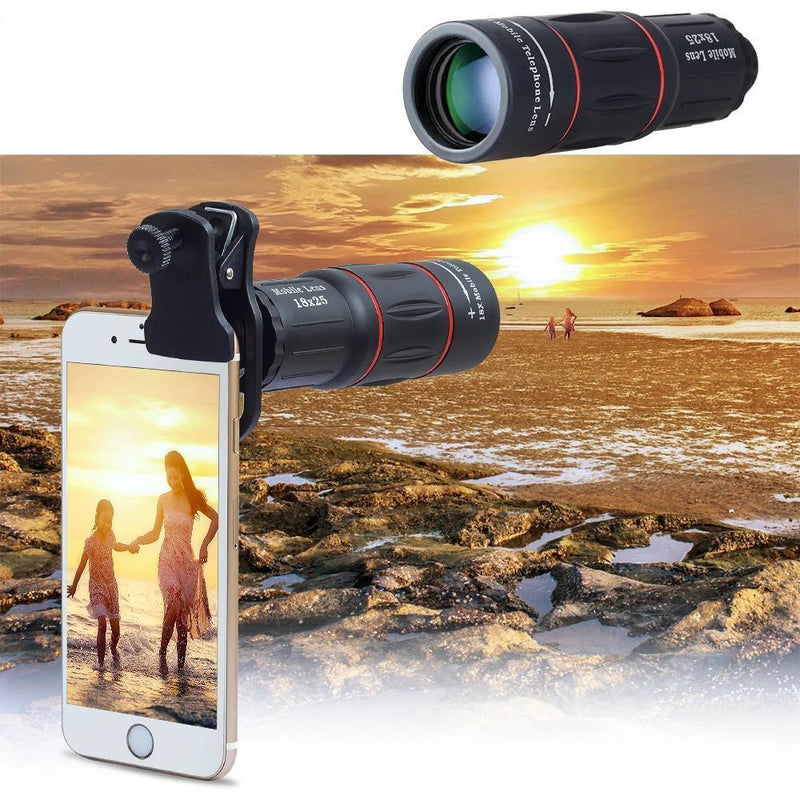 Zoom 18x Profissional Lente Luneta Celular - Frete Gratis 