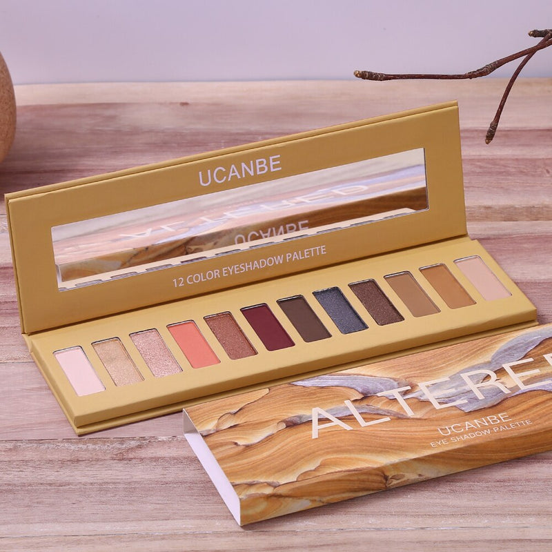 Paleta de Sombras UCANBE - 12 Cores 