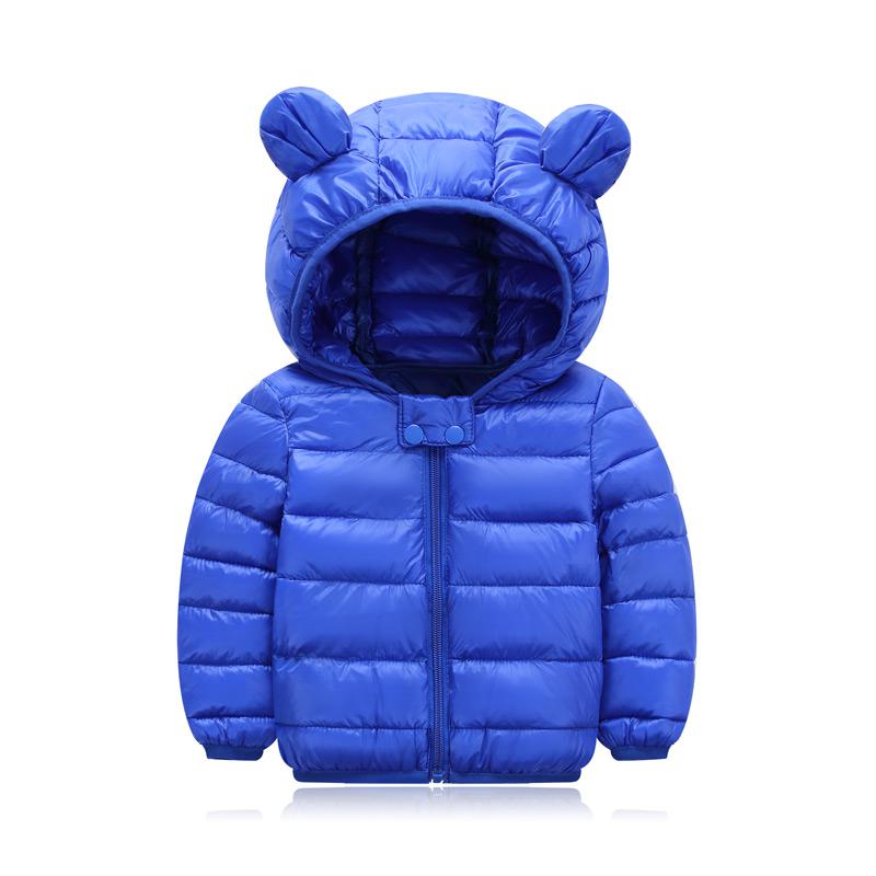Jaqueta Infantil Puffer com Capuz - Cores Básicas 