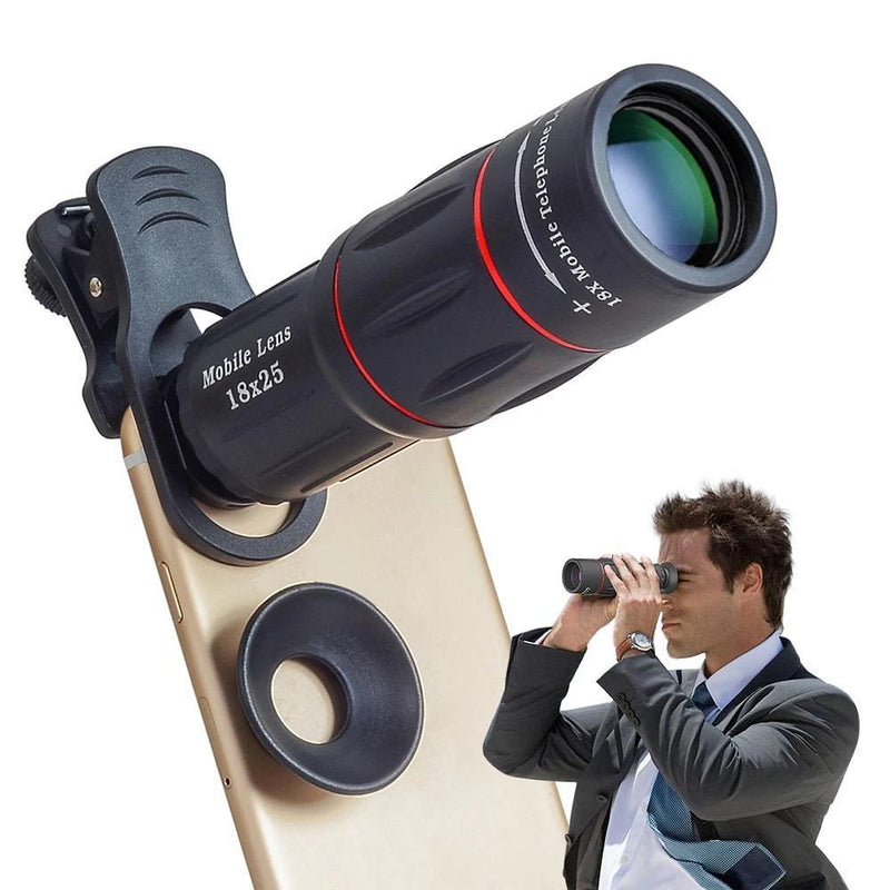 Zoom 18x Profissional Lente Luneta Celular - Frete Gratis 