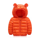 Jaqueta Infantil Puffer com Capuz - Cores Básicas 