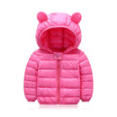 Jaqueta Infantil Puffer com Capuz - Cores Básicas 
