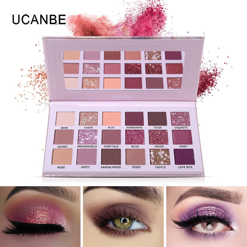 Paleta de Sombras UCANBE - 18 Núcleos