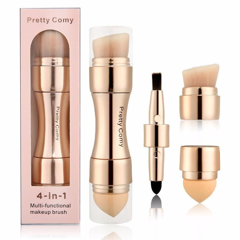 Pincel para Maquiagem 4 em 1 - Make Beauty 