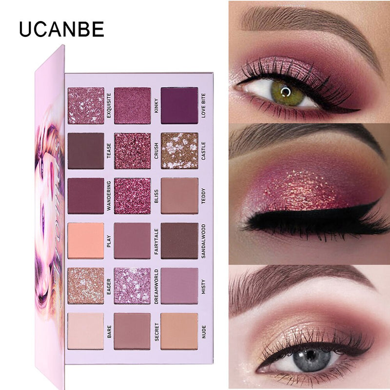 Paleta de Sombras UCANBE - 18 Núcleos