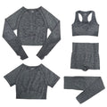 Conjunto Feminino Fitness Yoga - 5 peças 
