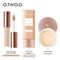 Kit Maquiagem Facial O.TWO.O - Corretivo, BB Cream e Pó 