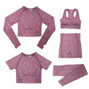 Conjunto Feminino Fitness Yoga - 5 peças 