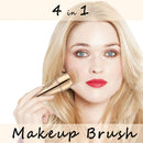 Pincel para Maquiagem 4 em 1 - Make Beauty 