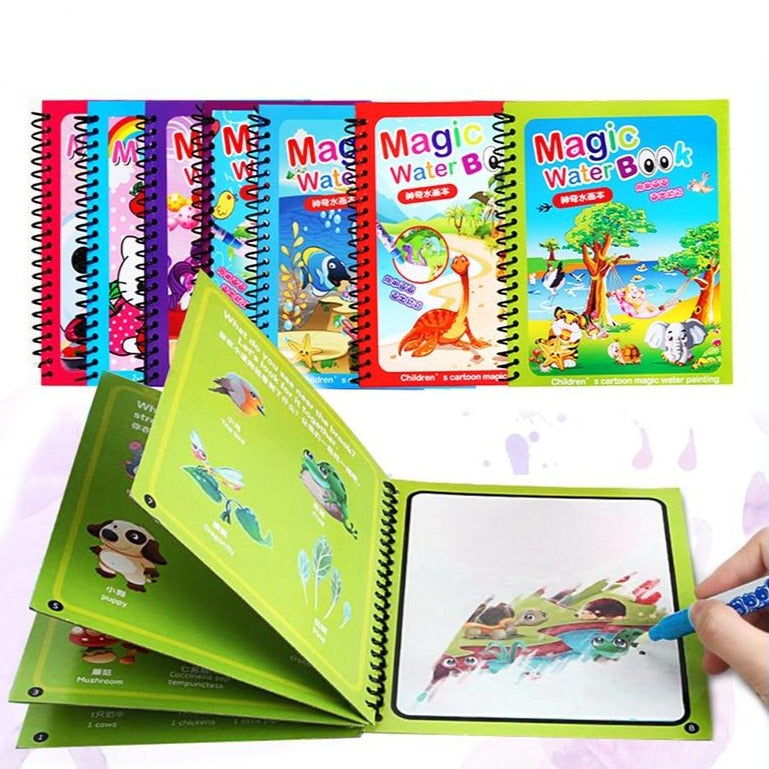 Livro de Colorir Água Mágica - Montessori 