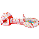 Piscina de Bolinha Infantil 3 em 1 - Tenda de Brincar Imbaby 