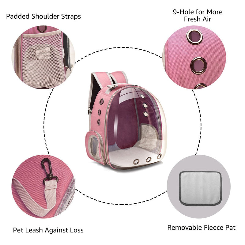 Mochila de Transporte para Gatos - Cat Carrier 