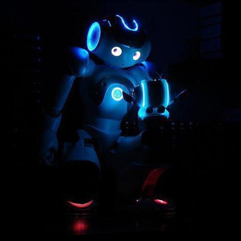 Brinquedo robô inteligente mini robô divertido dançando brinquedos robô luz led música hyun dança robô presente para festa infantil presentes de natal envio direto