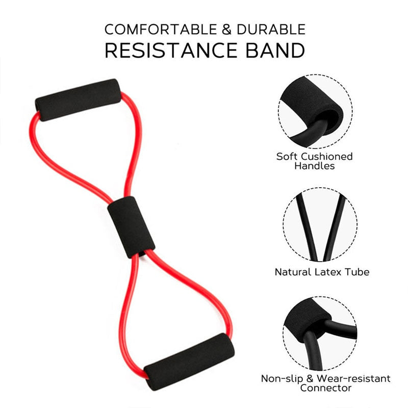 Elástico de Resistência Expansor para Atividade Física 