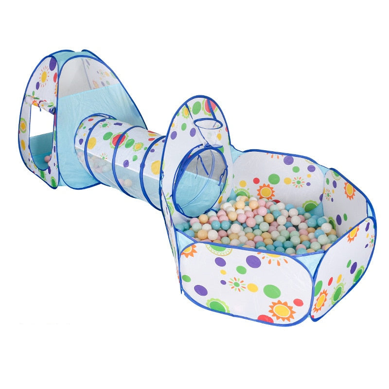 Piscina de Bolinha Infantil 3 em 1 - Tenda de Brincar Imbaby 