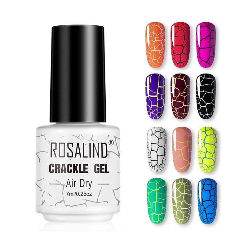 Esmalte de Unha Gel Rosalind - Efeito Crackle 