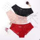 Calcinha em Renda Sexy Lace - Kit com 3 peças 