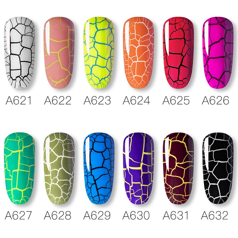 Esmalte de Unha Gel Rosalind - Efeito Crackle 
