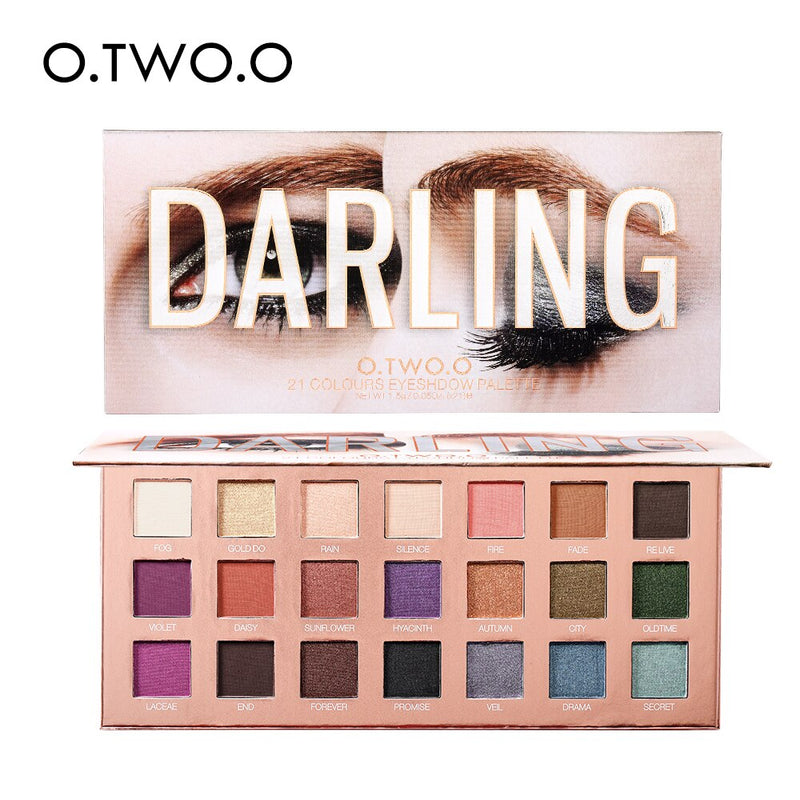 Paleta de Sombras O.TWO.O Glitter - 21 Núcleos 