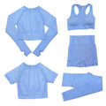 Conjunto Feminino Fitness Yoga - 5 peças 