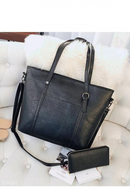 Bolsa Vintage com Carteira - FRETE GRÁTIS 