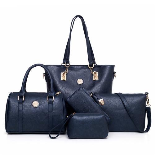 Conjunto Bolsa Luxo Feminina - 05 Peças 