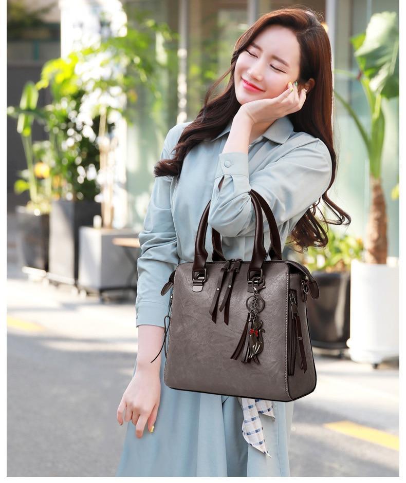 Kit de Bolsas Femininas com 4 peças Vintage Classic - FRETE GRÁTIS 