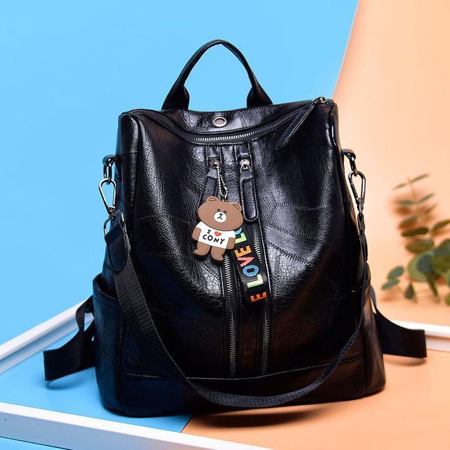 Mochila de Couro Feminina Love Vintage 