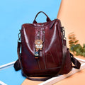 Mochila de Couro Feminina Love Vintage 
